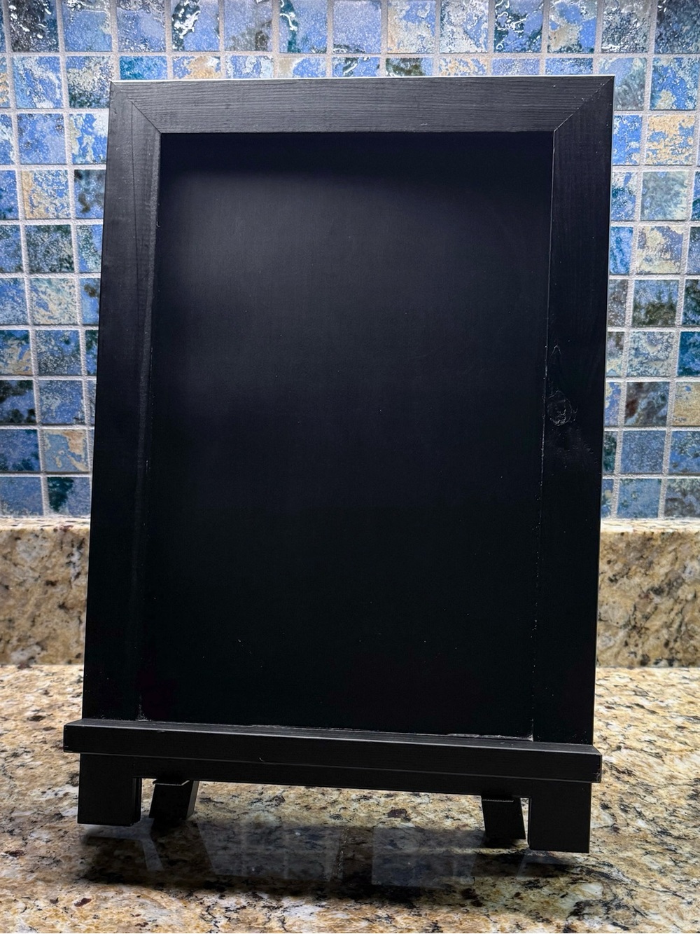 Wooden Magnetic Chalkboard Mini Chalk Board with Display Stand Home Decor